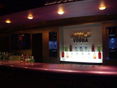 BACK DE BARRA ABSOLUT VODKA 