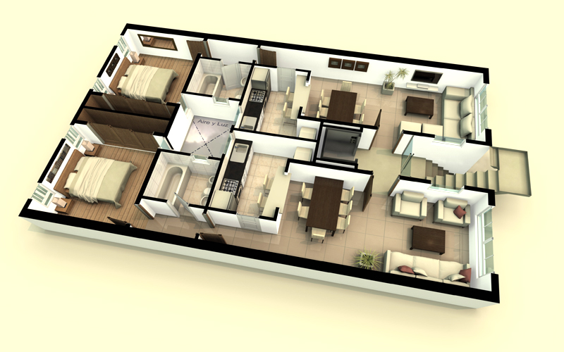 ANIMACION PLANTA 3d