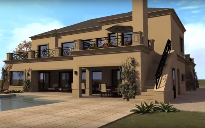 ANIMACION 360 grados Vivienda en Country privado Mar del Plata 